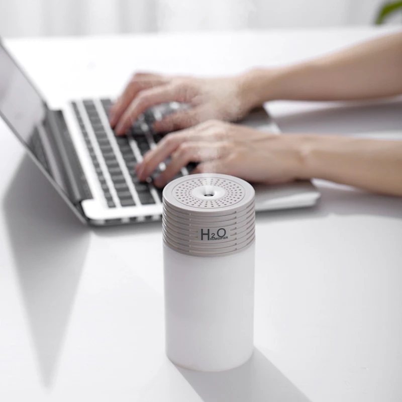 Увлажнитель-Ароматизатор воздуха ультразвуковой с сисветодиодный лампой USB |