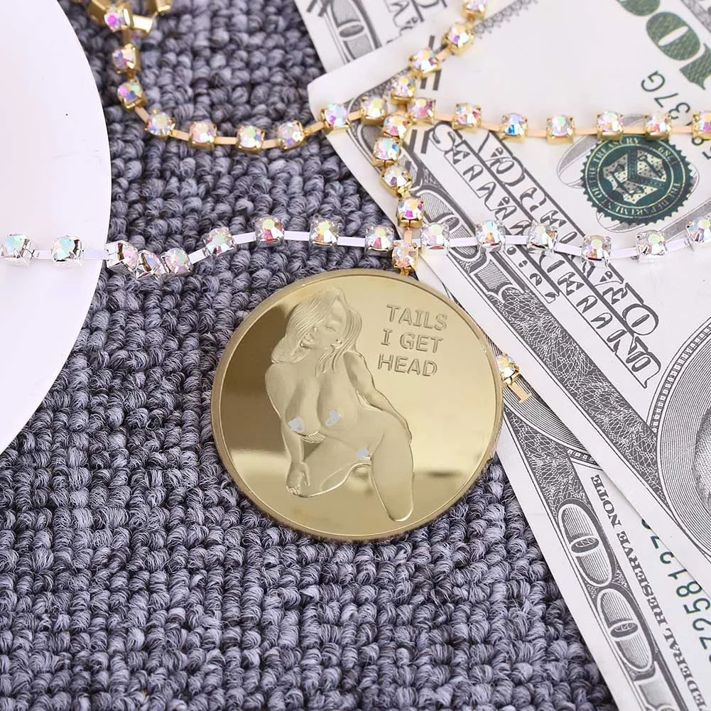 Пикантная Женская монета памятная из цинкового сплава коллекция произведений