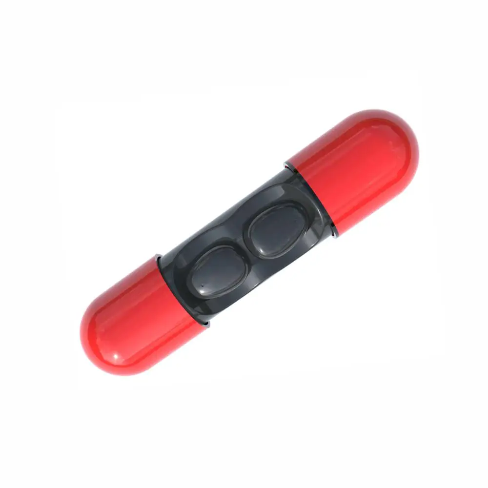 Red TWS True Беспроводные наушники AAC hi-fi-стереозвук мини Водонепроницаемый Спорт 5,0 Bluetooth наушники для смартфонов Спорт - Цвет: Red