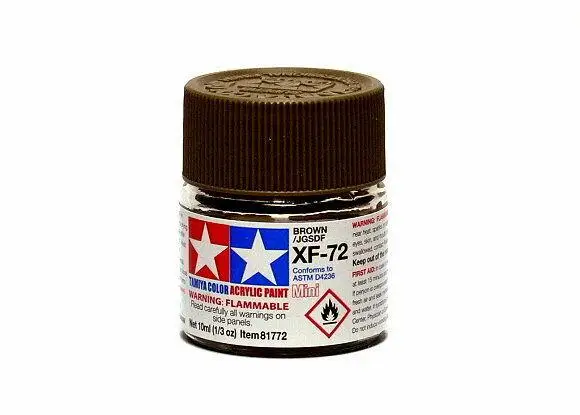 

Tamiya 81772, цветная акриловая краска, XF-72 коричневая сетка, 10 мл