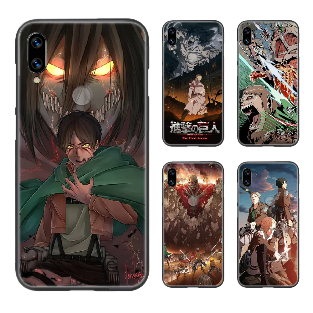 Чехол для телефона аниме Атака Титанов корпус XIAOMI Redmi 7a 8a S2 K20 NOTE 5 5a 6 7 8 t 9 9s pro max