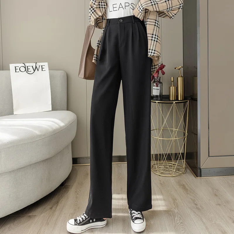 

Sweatpants Women Clothes Pants Streetwear 2020 Summer Fashion Korean Style Wide Leg Harajuku Baggy Black High Waisted Vintage