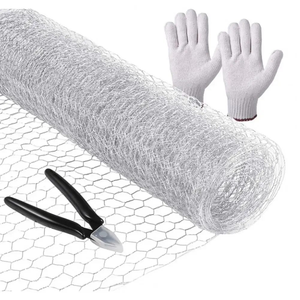 

New Wire Mesh Hexagonal with Compact Holes Metal Household Chicken Wire for Home Plants Farm Hexagonal Wire Fence Wholesale