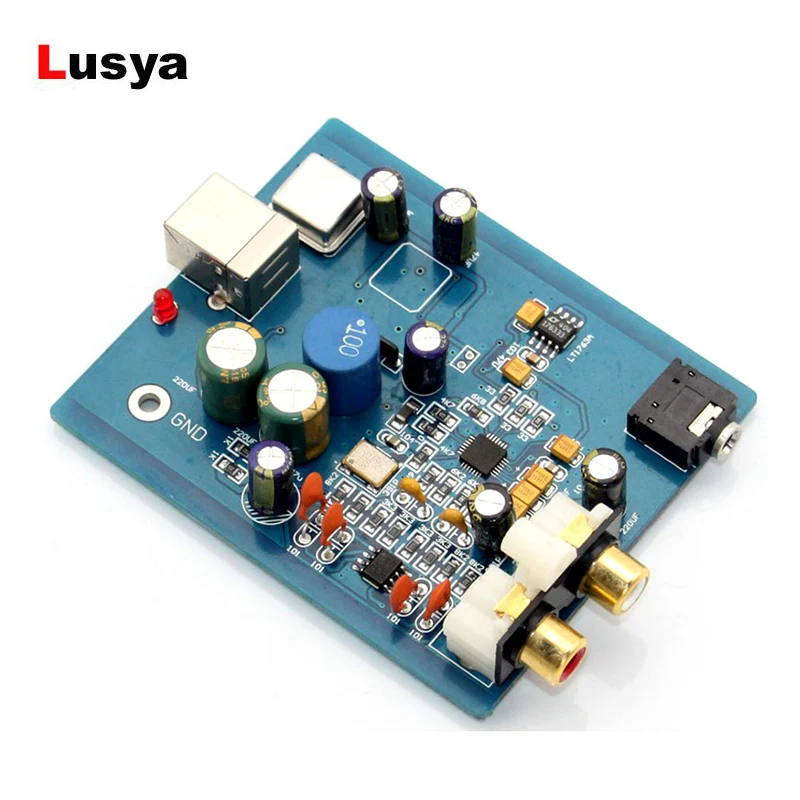 Hi Fi USB DAC декодер ES9018K2M SA9023 плата внешняя звуковая карта Поддержка 24Bit 92k для