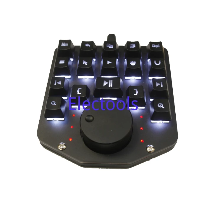 Non - Keyboard Video Editing Dark Night Black