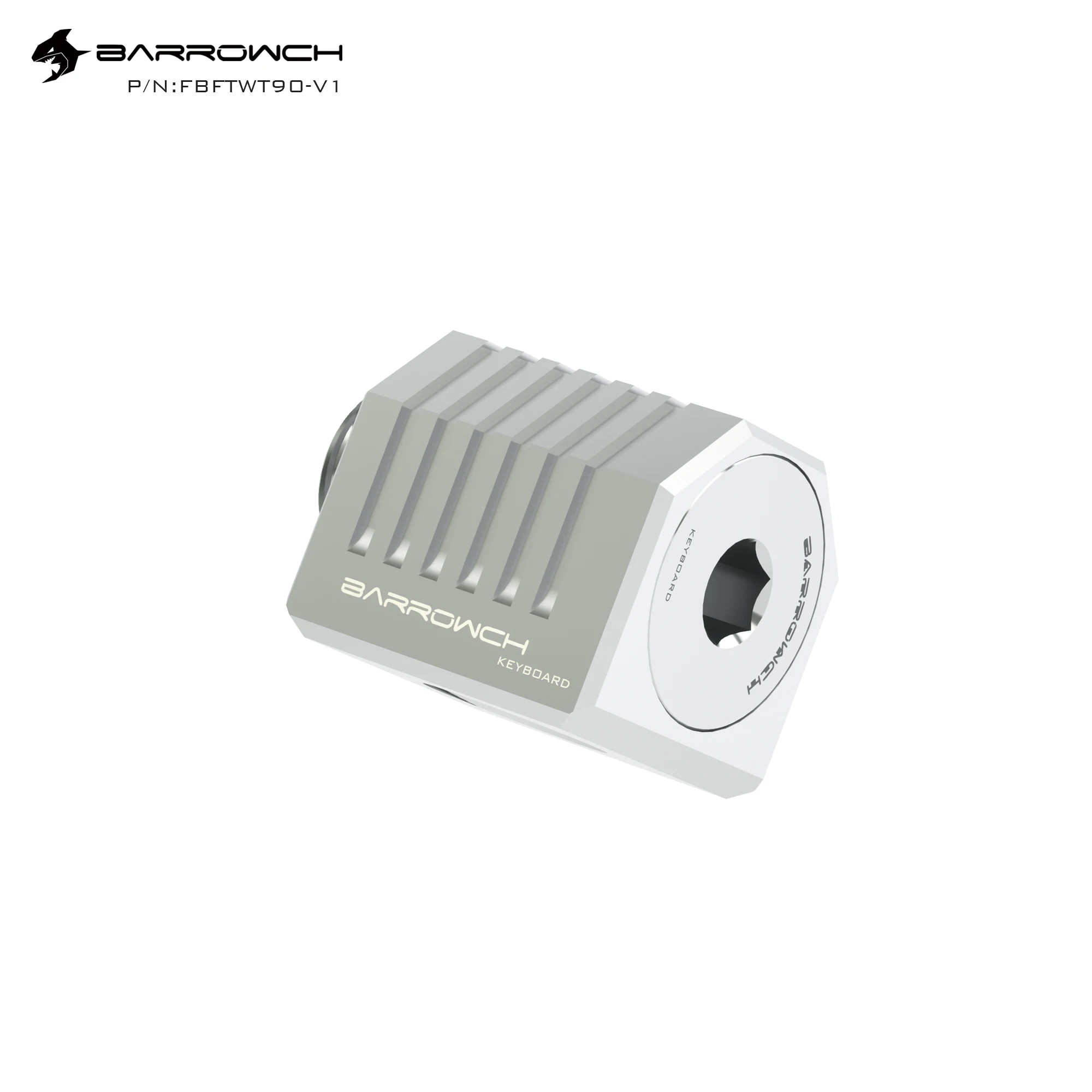 

BarrowCH water cooler PC G1/4 90 degree rotation angled fitting open type 360 degree rotatable elbow FBFTWT90-V1 for RGB PC