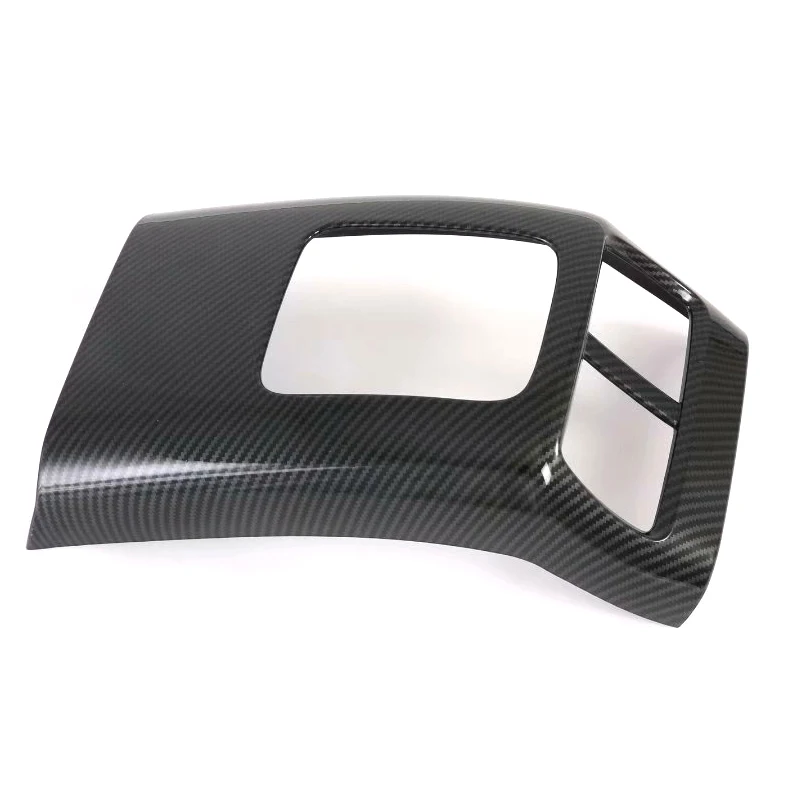 

Car Styling 1PCS ABS Carbon Fiber Interior Rear Air Condition AC Vent Outlet Cover Trim For Hyundai Sonata 2020
