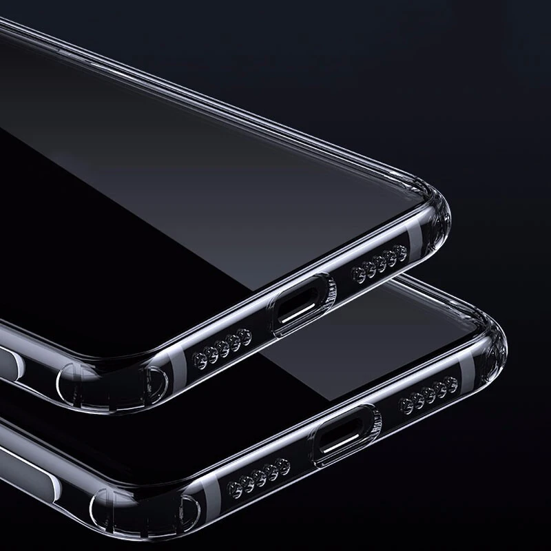 Чехол для Meizu Note 8/9/X8 TPU Силиконовый прочный прозрачный облегающий Бампер Мягкий