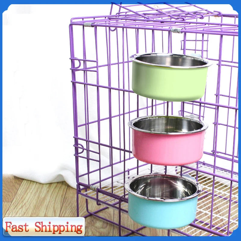 

Pet Dog Feeding Food Bowls Hanging Fixed Puppy Slow Down Eating Feeder Dish Bowl Prevent Obesity Pet Dogs Supplies Dropshipping