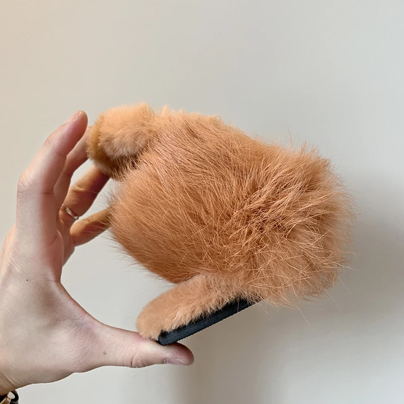 Hot Sale Women Slippers Fashion Fluffy Faux Fur Plush Slippers Women Spring Autumn Slides Flip Flops Flat Shoes 35-40 g754