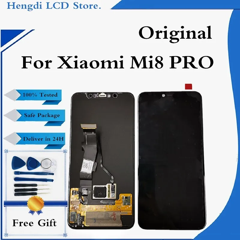 Оригинальный ЖК дисплей для 6 53 &quotXiaomi Mi 8 Pro сенсорный экран дигитайзер замена Xiaomi