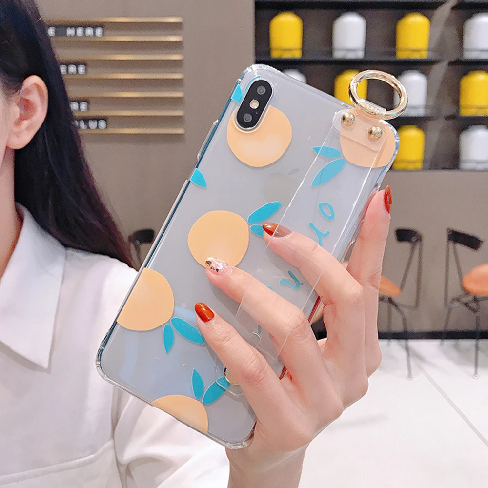 Прозрачный мягкий модный чехол-подставка для телефона iPhone 6 6s 7 8 Plus X XS Max XR Простой