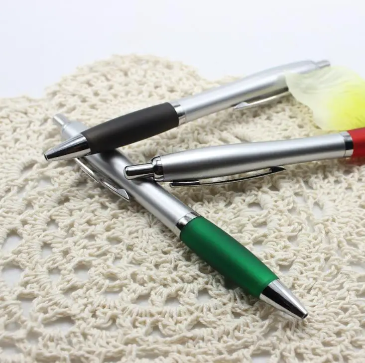 Прозрачная пластиковая рекламная ручка с резиновым захватом можно добавить