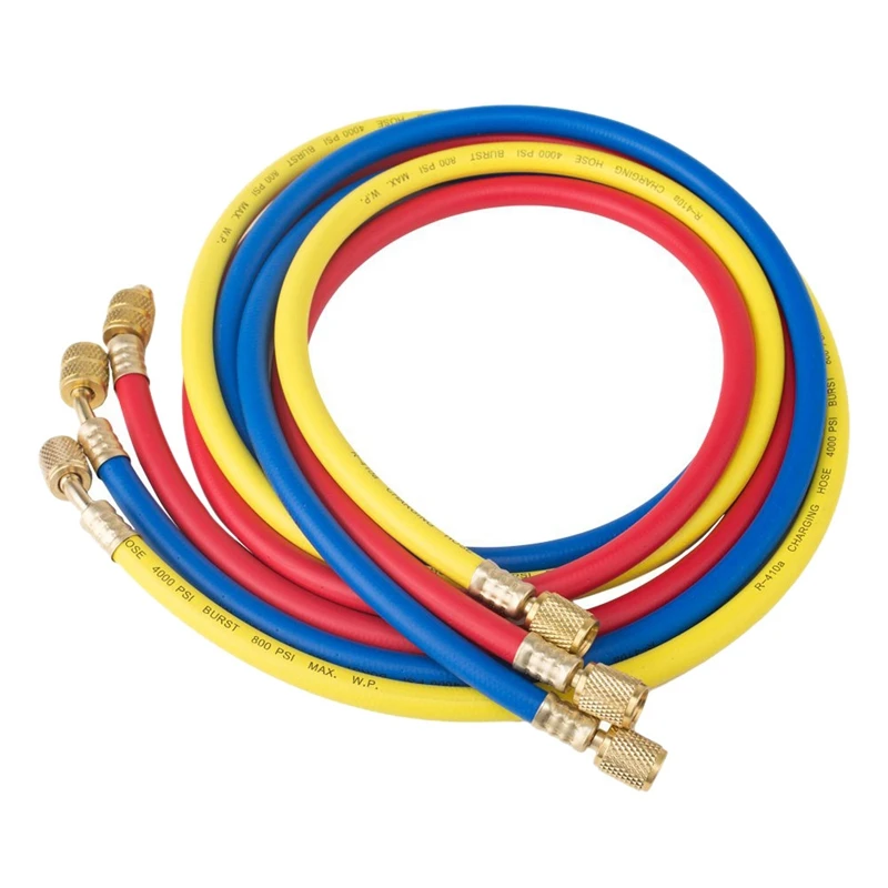 Шланг для зарядки Sae R410A R134A R22 R12 R50 1/4 дюйма 5/16 1 5 м 800Psi кондиционирования воздуха