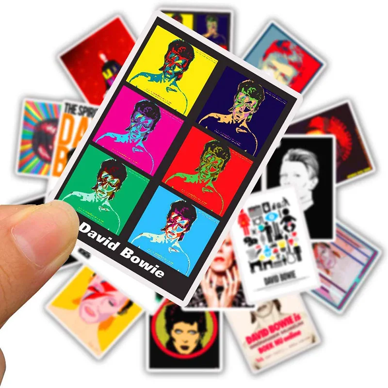 25 шт. рок певица Давид Боуи наклейки украшение дома комнаты Наклейка на стену