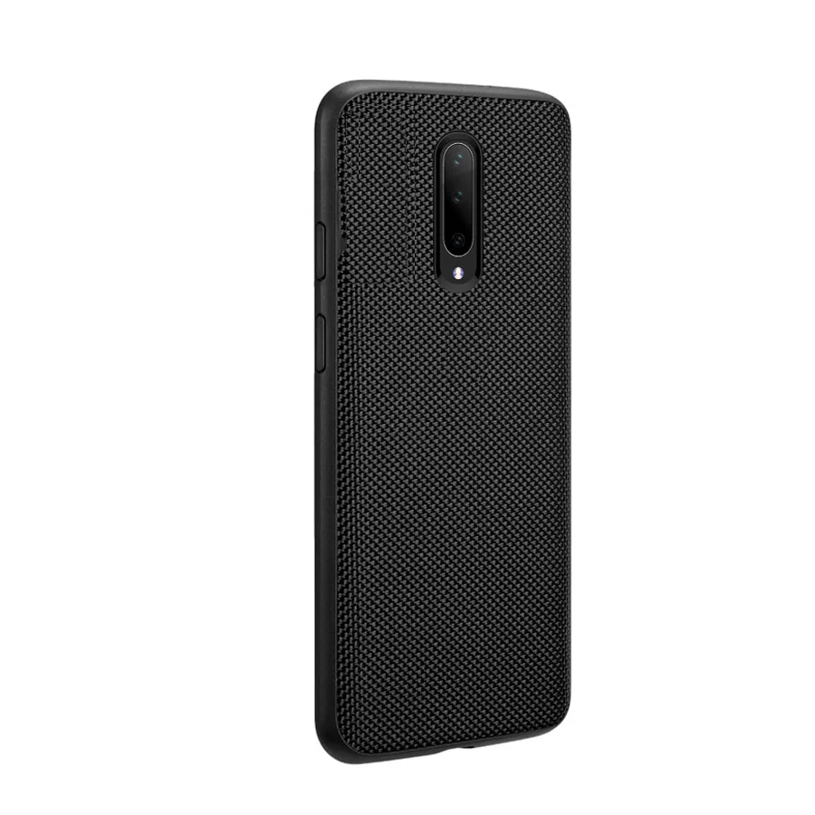 Black Nylon Нейлоновый чехол из углеродного волокна для Oneplus 7T Pro 7T 7 Pro 7 6T 6 чехол противоударный мягкий матовый чехол для Oneplus 1+ 7T бампер Funda - Цвет: Black Nylon