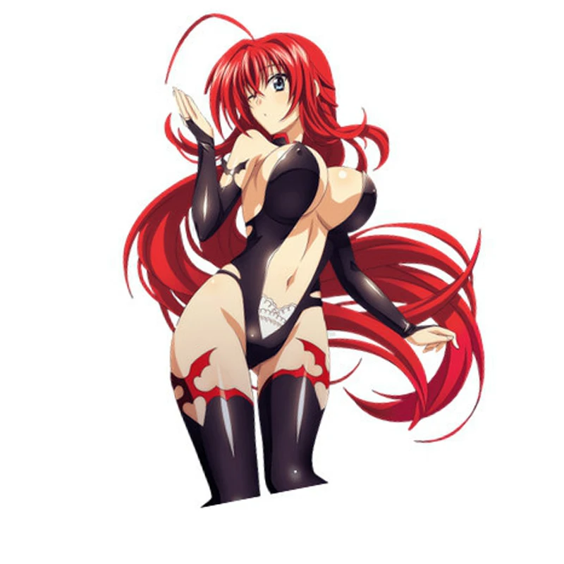 

Hot Creative Anime High School DXD Rias Gremory Otaku Dakimakura Cute Anime Girl Vinyl Decal Window Waifu Car Stickers PVC