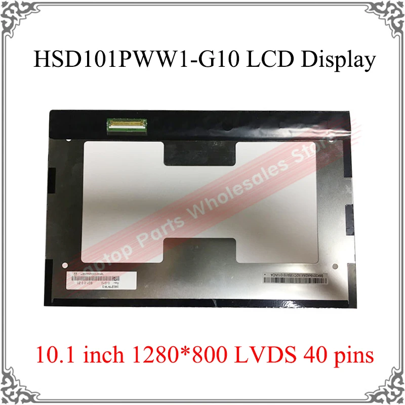 Original New 10.1 inch 1280*800 LCD Display HSD101PWW1-G10 LCD Panel For Tablet LCD Screen