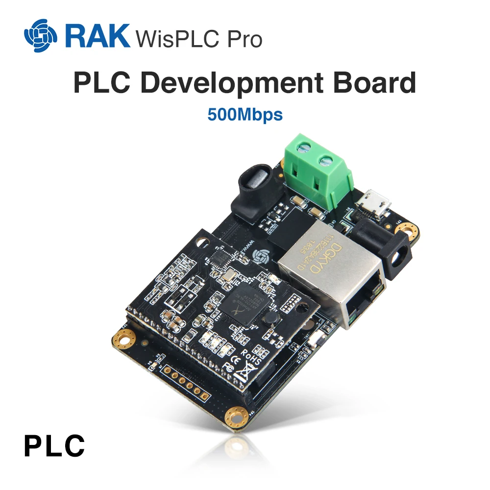 

WisPLC Pro Development Board Open Source Hardware Module with Power Line Ethernet Interface Twisted Pair Network Adapter 500Mbps