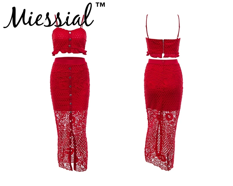 Miessial, сексуальный костюм из двух частей, кружевное, облегающее, желтое платье, женское, белое, с отверстиями, Осенние, женские, вечерние, для клуба, элегантное, макси платье, зима
