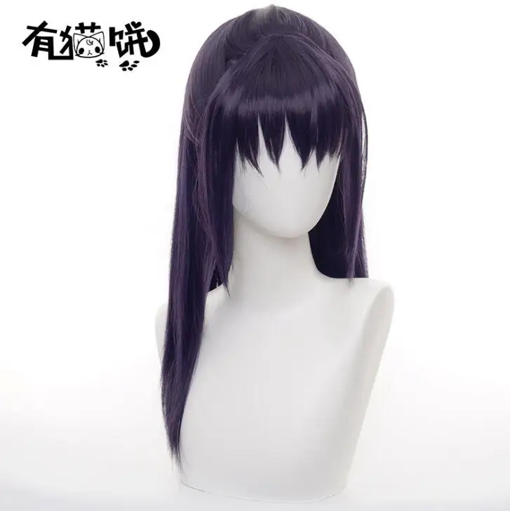 Косплей 58 см аниме ююютсу кайсен Иори утахим парик костюм темно-фиолетовые