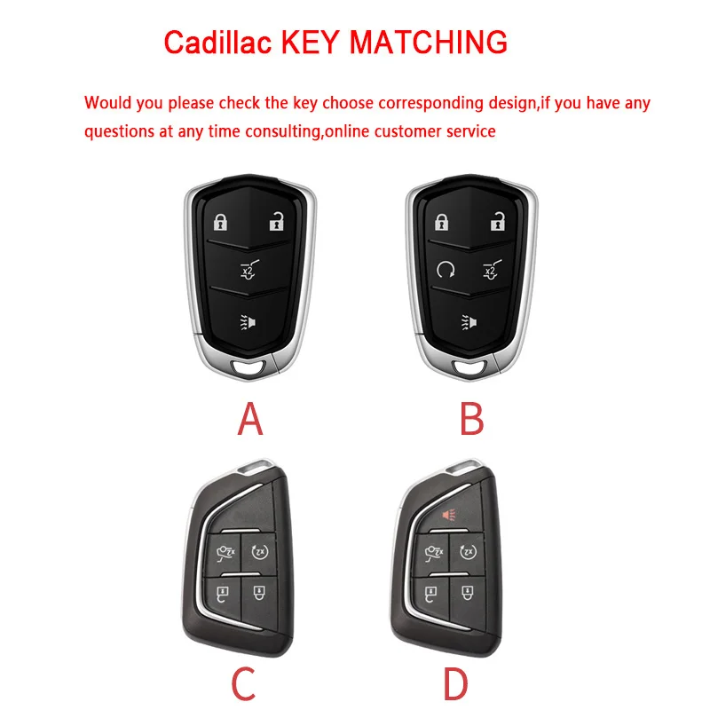 Кожаный чехол для ключей Cadillac xt5 кожаный высококачественный xts/xt4/ct5/ct6/atsl