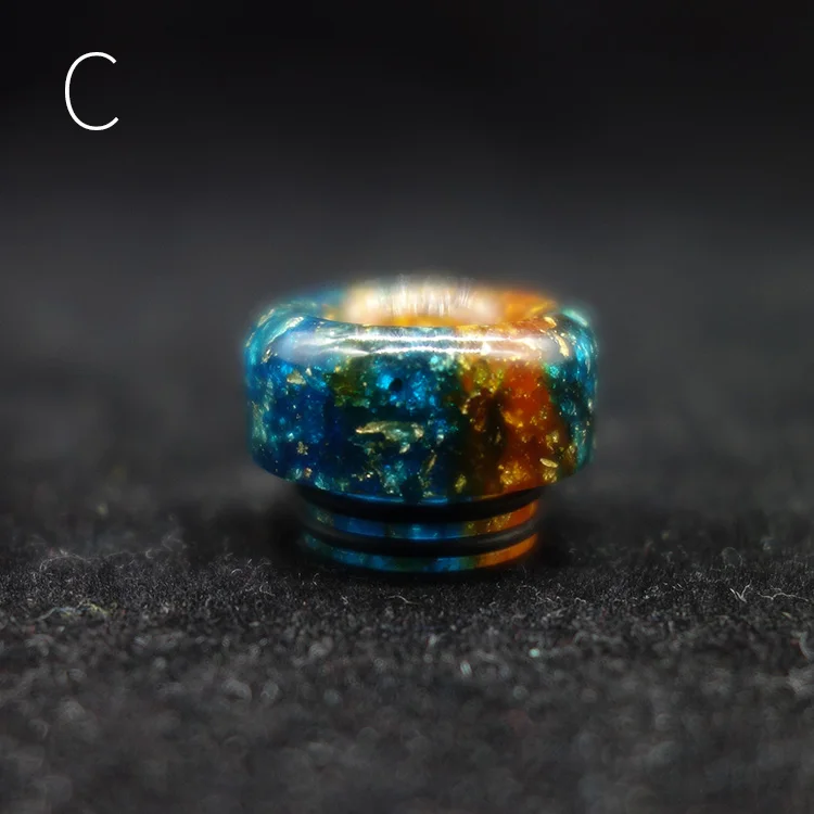 C color 1 шт. электронная сигарета, вейп аксессуары 810 капельный Наконечник Красочный мундштук для электронных сигарет для tfv12 prince rda rta Атомайзер - Цвет: C color