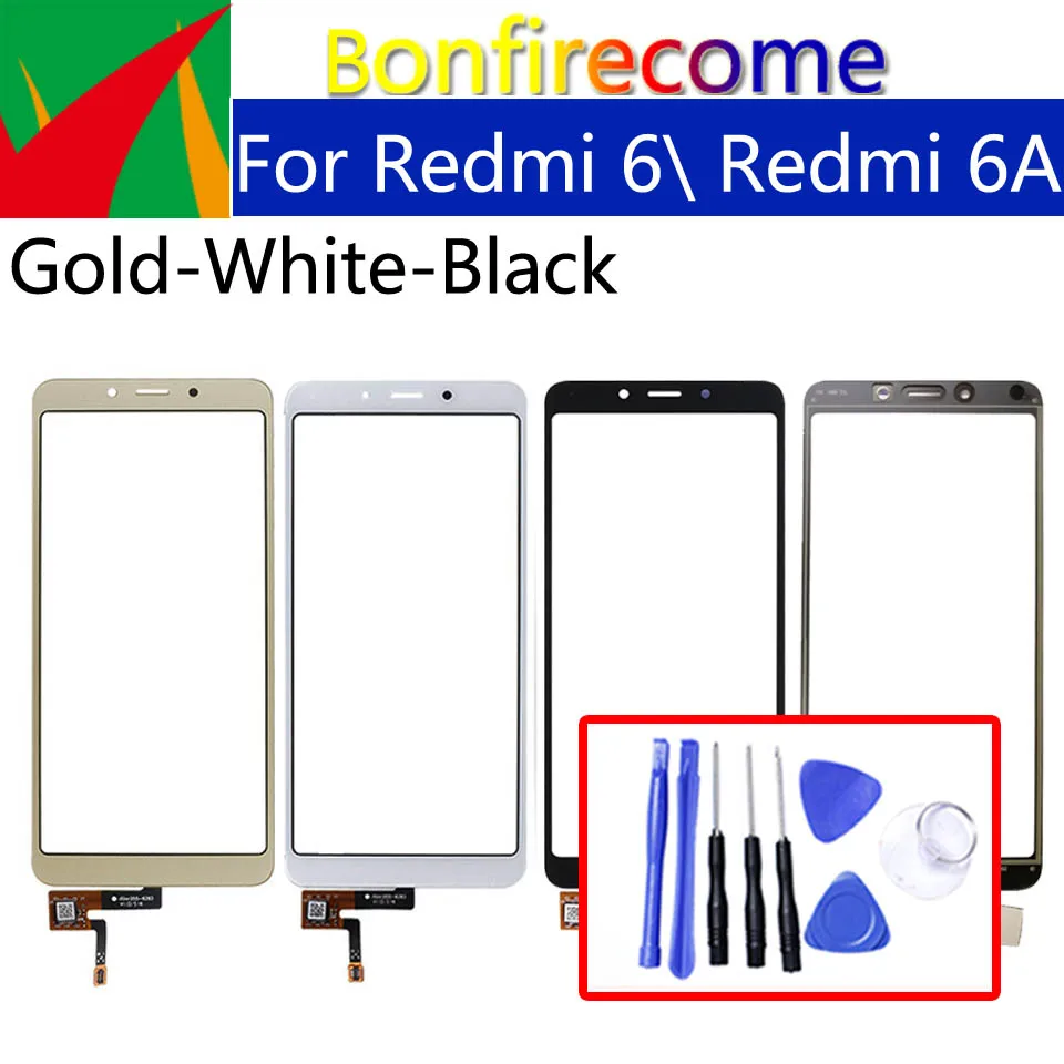 5,4" для Xiaomi Redmi 6 Redmi6 Redmi 6A Сенсорная панель Сенсорный ЖК-дисплей стеклянная линза Панель сенсорный экран дигитайзер
