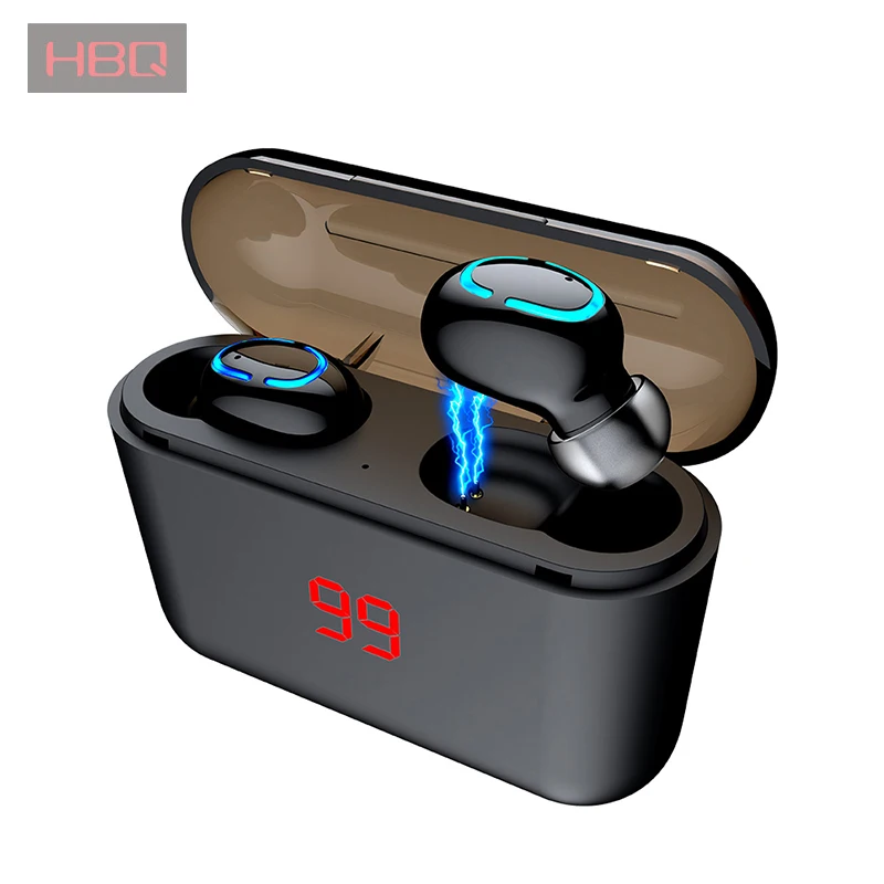 HBQ Q32 TWS Bluetooth 5,0 наушники беспроводные наушники свободные руки спортивные наушники Игровые наушники с микрофоном зарядная коробка