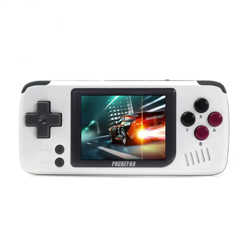 

Игровая консоль V2 PocketGo, портативная игровая консоль в стиле ретро с картой TF 32 ГБ, 2,4 дюймовым IPS экраном, игровая консоль для PS1/GBC