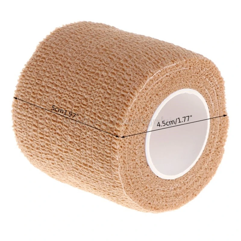 

10pcs 5cm Disposable Tattoo Self-adhesive Elastic Grip Bandage Wrap Sport Tape N15 19 Dropship