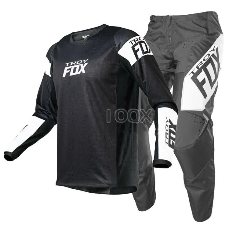 2021 Комбинированные брюки из джерси Troy Fox MX 180 Revn костюм для мотоцикла и мотокросса