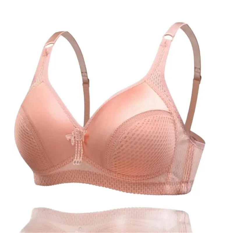 Бюстгальтер женский без косточек тонкий дышащий с вырезами большие размеры на