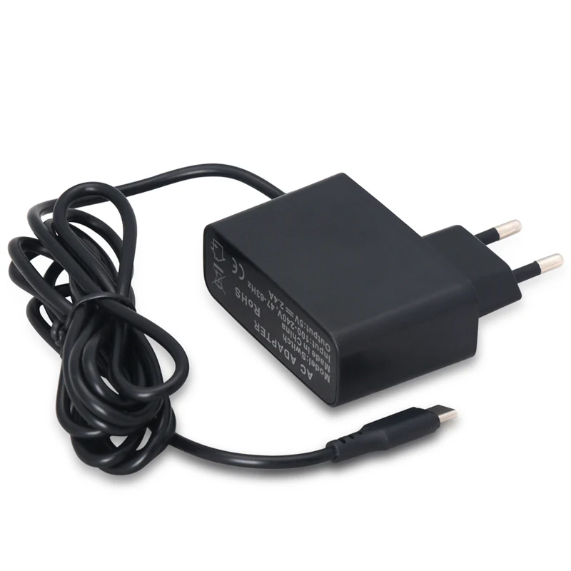 

W3JD Travel Home AC Wall Charger Adapter Power Supply EU Plug for nintendo switch NS