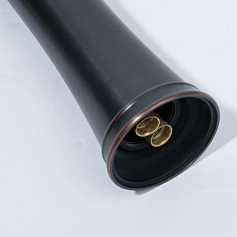 Античный бронзовый смеситель для ванной комнаты раковины с одной ручкой горячей