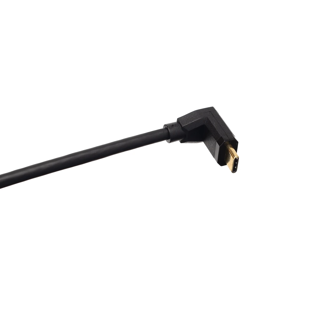 U Форма кабель-Переходник USB C на вверх/вниз под углом 90 градусов Тип кабель со