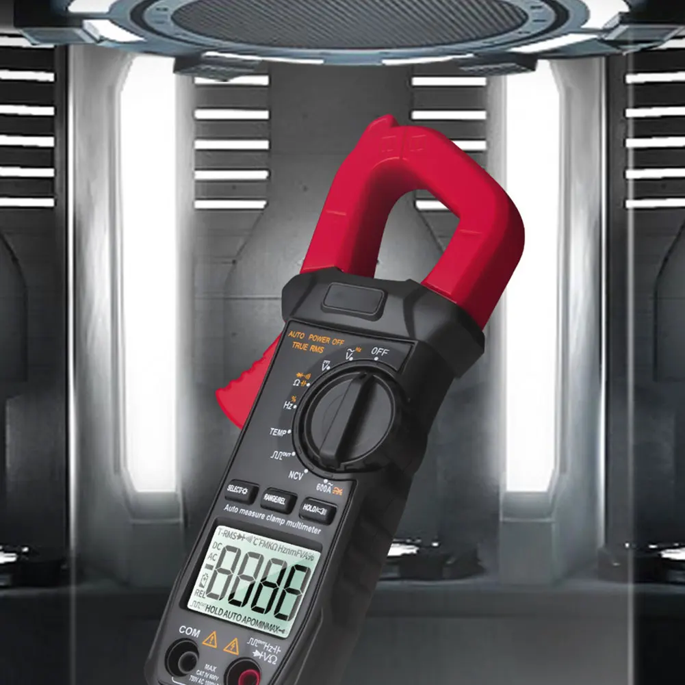 

Digital Clamp Meter Multimeter Voltmeter ST209 DC AC Voltage Current LCD Display Range Capacitance Resistance Frequency Tester