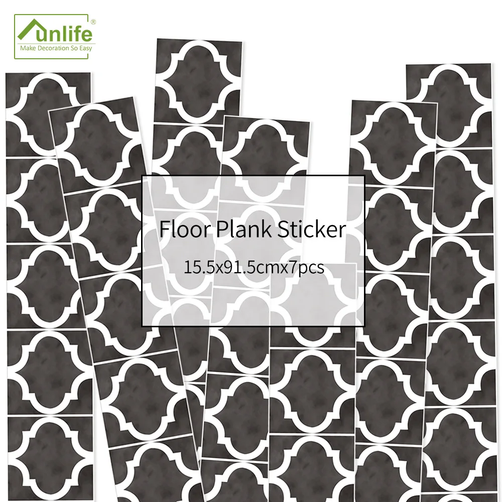 7 шт./лот напольные наклейки водонепроницаемые и износостойкие самоклеящиеся