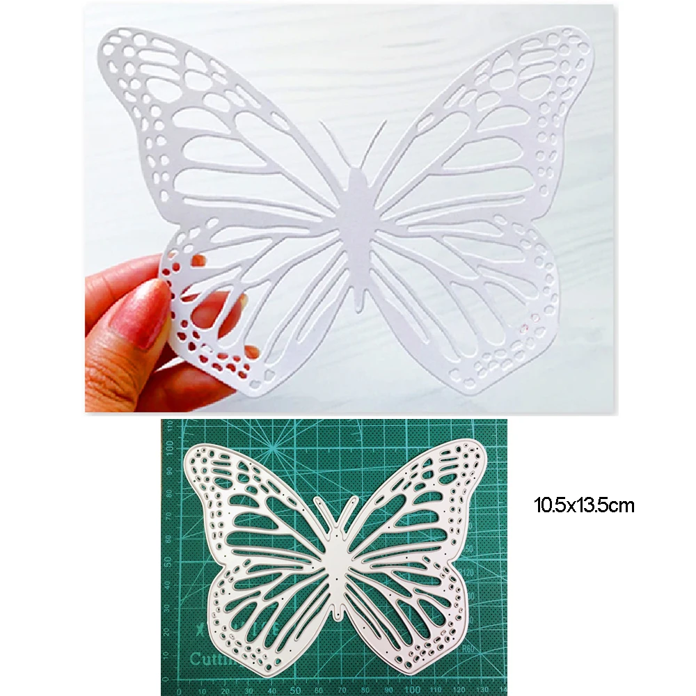 Металлические Вырубные штампы для рукоделия высечка большая кружевная бабочка