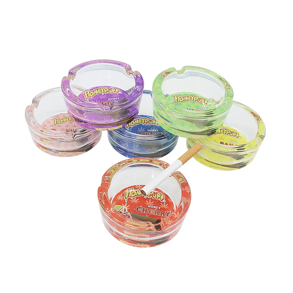 HONEYPUFF тяжелый с украшением в виде кристаллов стеклянная пепельница костюм для