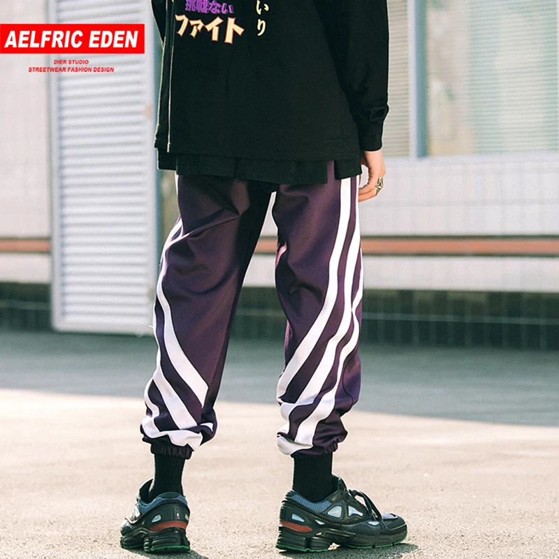 Мужские спортивные штаны Aelfric Eden повседневные в полоску для фитнеса бега
