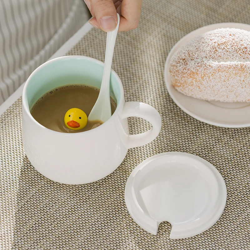 

Cartoon Animal Ceramic Cup Lovely Lady Cup Milk Household Water Cup Individuality Creative Children High Appearance Level Mug