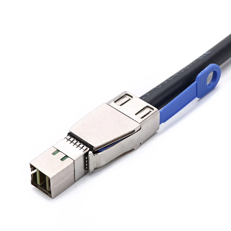 external mini sas 4x hd to mini sas hd sff 8644 to sff 8644 sans digital cable 1m 2m free global shipping