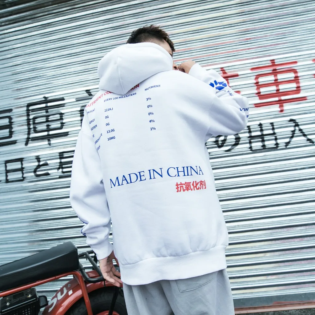 SAGACE мужская Японская уличная одежда хип-хоп толстовки свитшоты с буквенным