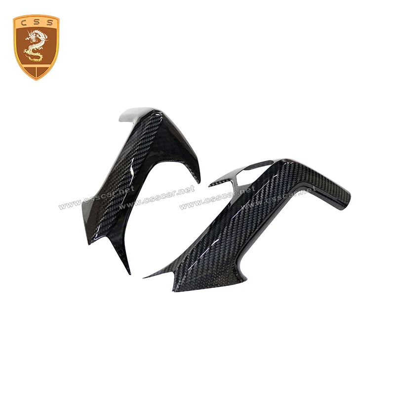 Внутренняя дверная ручка из настоящего углеродного волокна накладка на