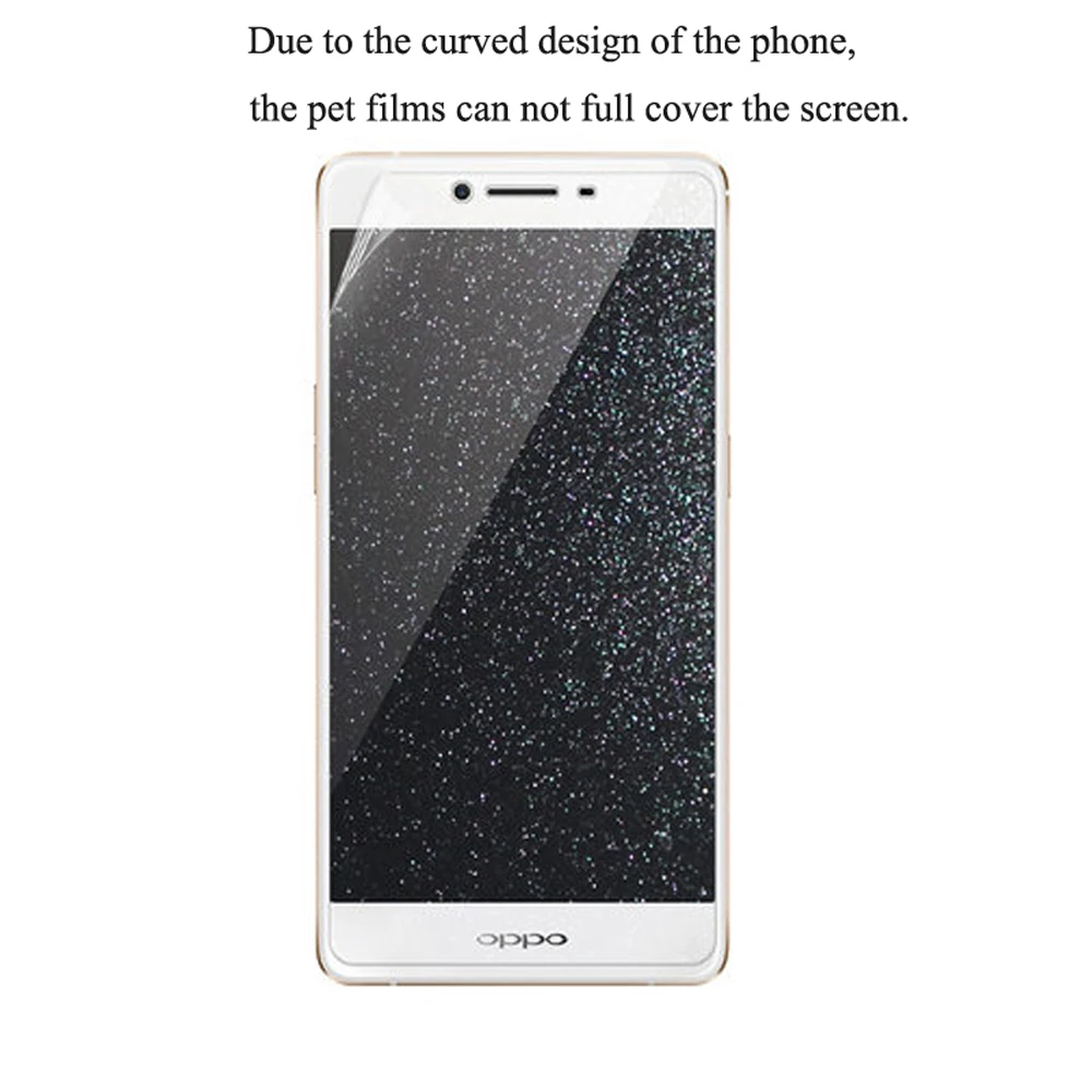 Фото Пластиковая пленка Esobest с блестками, защитная пленка для экрана Oppo R11 15 A9 A5 A73 K3 F3 Plus Vivo X21 x27 X20 Plus, 3 шт. №5