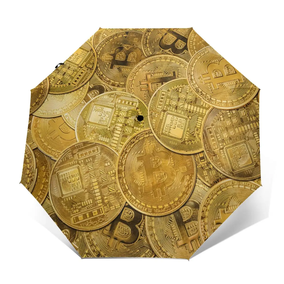 

Bitcoin Umbrella Anti UV Trekking Umbrella Cool Auto Print Reinforced Umbrella