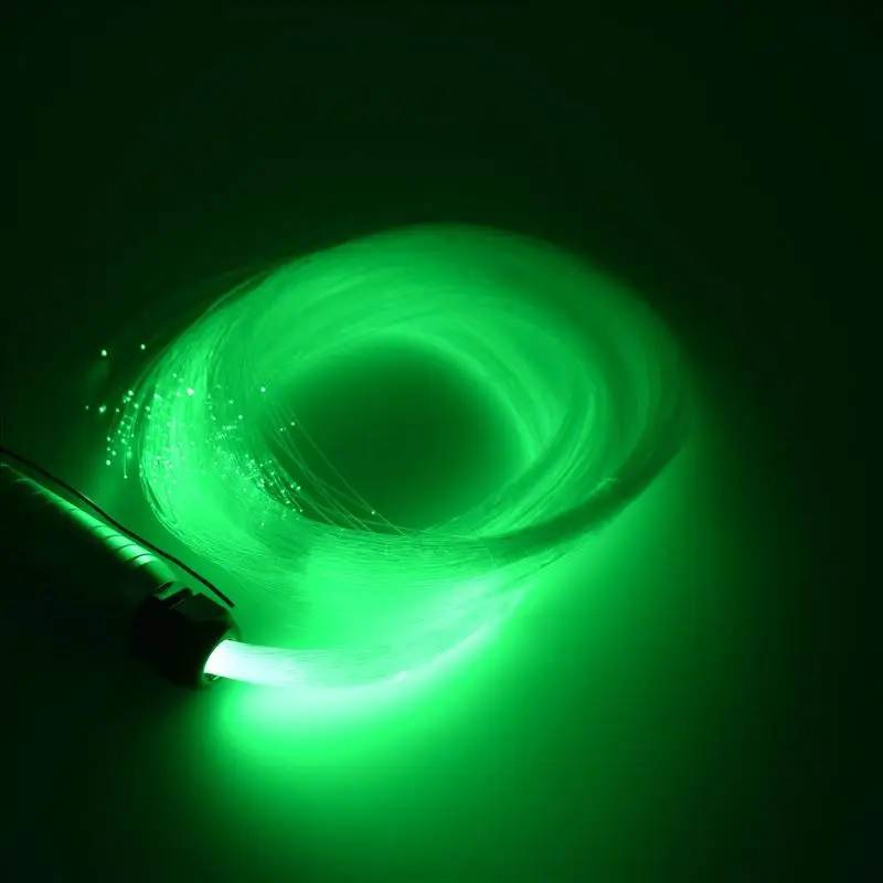 1X DC12V RGB цвет светодиодный 6 Вт волоконно-оптический светильник драйвер двигателя с 17 ключ RF пульт дистанционного управления для автомобиля б/у