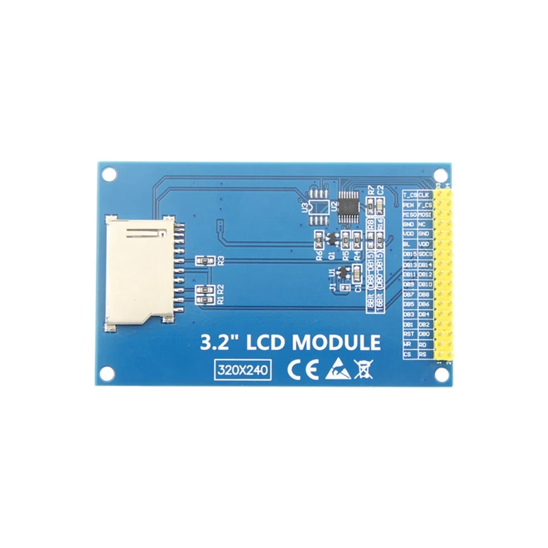 3 2 дюймовый цветной Sn 320x240 TFT LCD дисплей модуль с контактной панелью Драйвер IC ILI9341