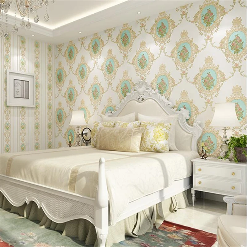 Beibehang европейские ретро деревенские нетканые обои Американское Зеркало Цветок